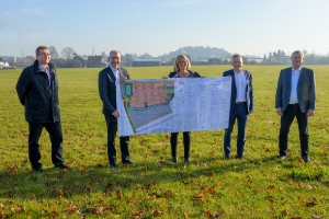 Treffen Stadt + Volksbank zum Satzungsbeschluss BPl Str&#246;hlerweg - 12.11.2021