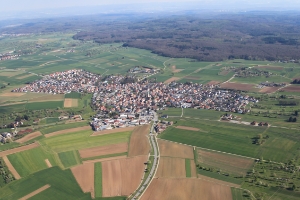 Luftbild Gemeinde Hildrizhausen