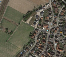Luftbild der Baugebietsflaeche (Quelle: Google Maps)