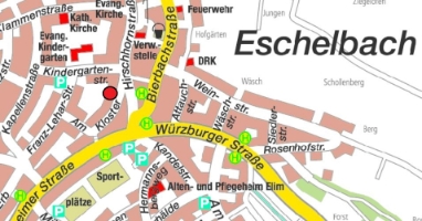 Stadtplan Eschelbach