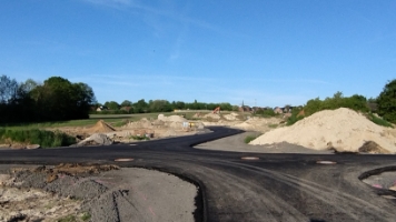 Ansicht Neubaugebiet (von Osten in Richtung Ortskern)