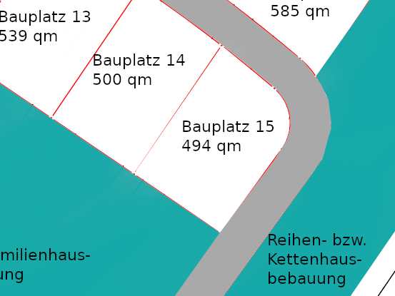 Bauplatz 15 - EH, DH