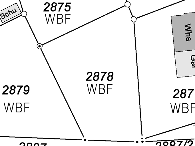 Grundstück Nr. 2878