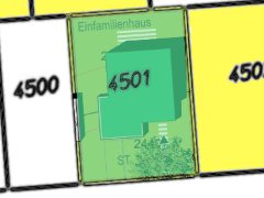Bauplatz 01, EFH, Flst. 4501, WA4 (s. Dokument Planzeichnung unten)