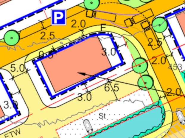 Flurstück Nr. 2 Mehrparteienhaus