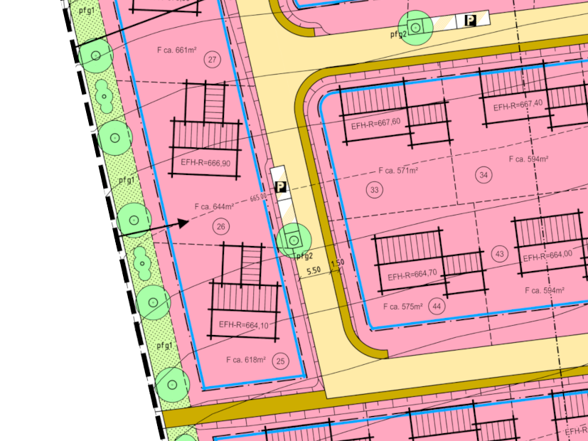 Bauplatz Nr. 25 (Flurstück 1115)
