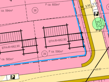 Bauplatz Nr. 39 (Flurstück 1121)