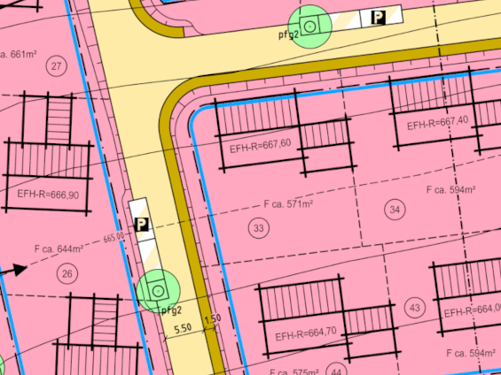 Bauplatz Nr. 33 (Flurstück 1127)