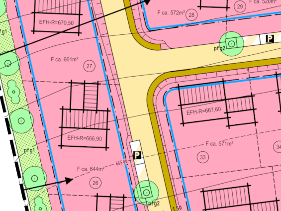 Bauplatz Nr. 26 (Flurstück 1128)