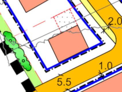 Flustück Nr. 28 Einzel- und Doppelhäuser