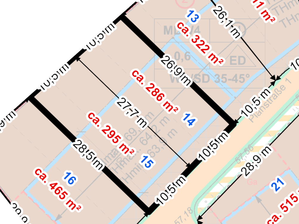 Grundstücke 14 + 15