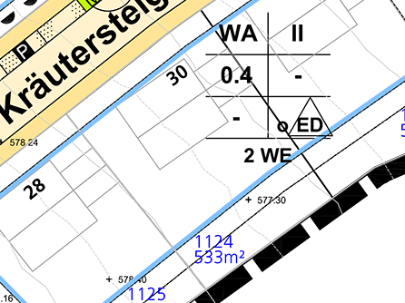 BAUPLATZ MÄ 1124 (Kreuzsteig/Dornstadter Weg)