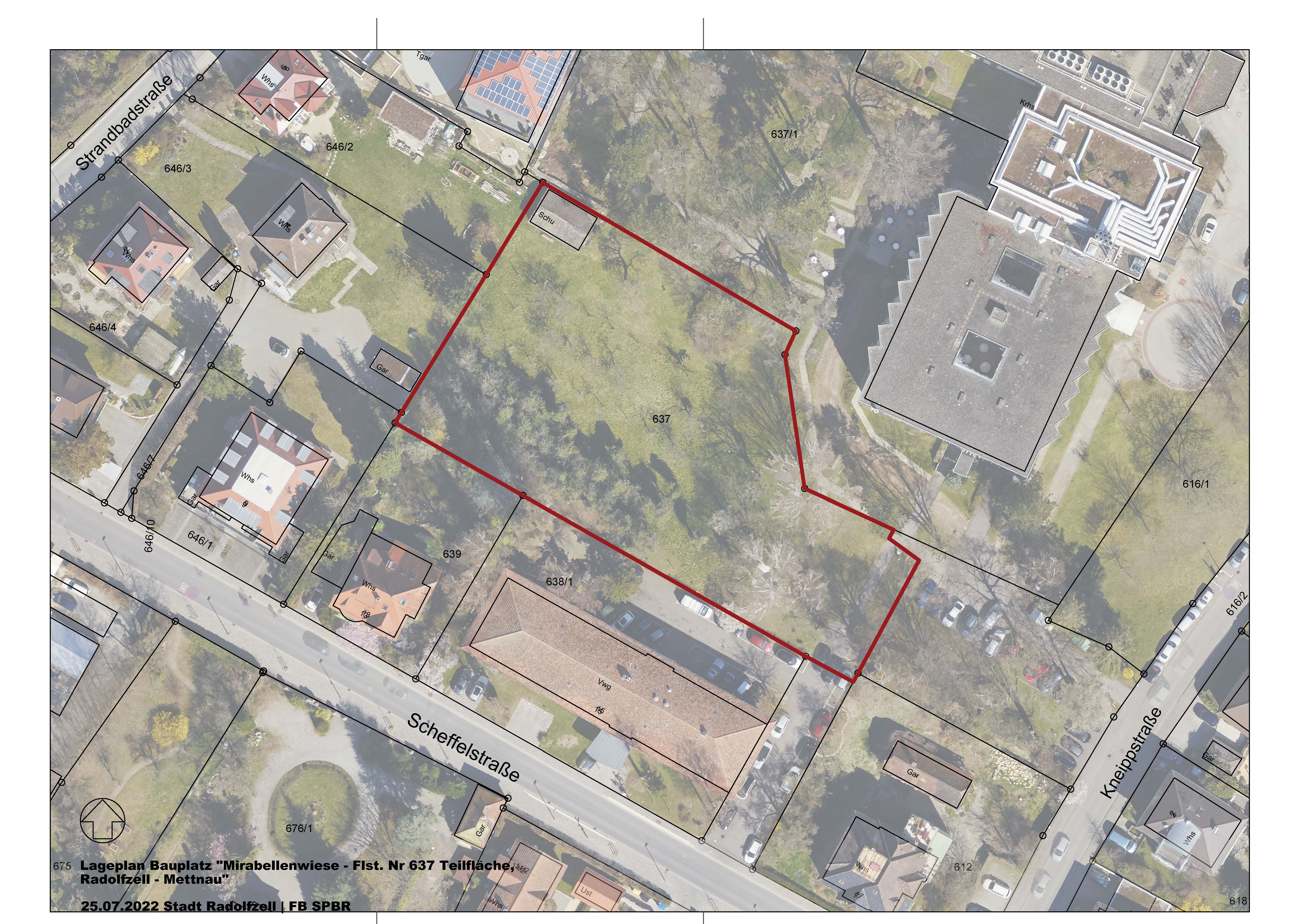 "Mirabellenwiese-Flst. Nr. 637 Teilfläche, Radolfzell-Mettnau mit ca. 3.099 m²"