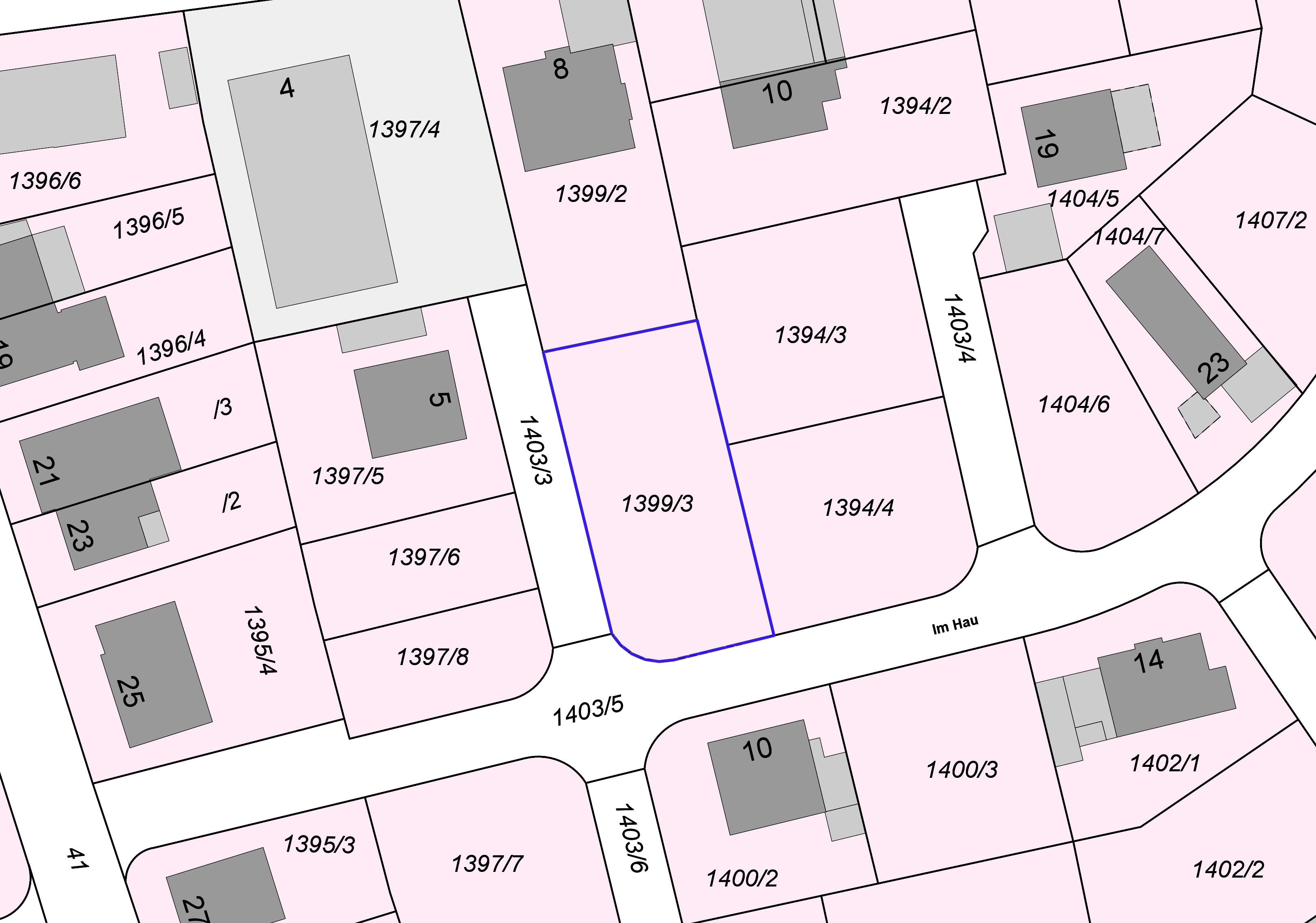 Flst. 1399/3 - Hau I, Sickenhausen