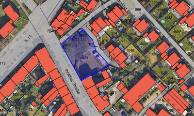 Inrather Straße: Großzügiges Grundstück zum Bau eines Mehrfamilienhauses