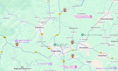 Einzelgrundstücke in Kniebis, Igelsberg, Grüntal und Dietersweiler