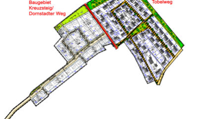 Dornstadter Straße / Tobelweg und Kreuzsteig - Dornstadter Weg